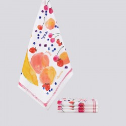 Digital Fruit Printed Tea towel