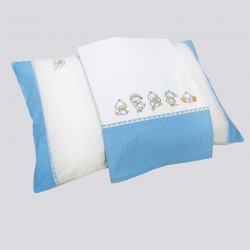 sheet + pillow (bed) "Ducks"