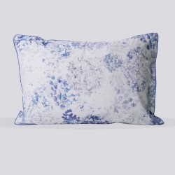 Pillowcases in Blue/Coral