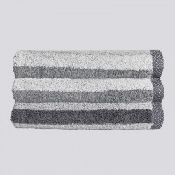 Cotton towel with stripes